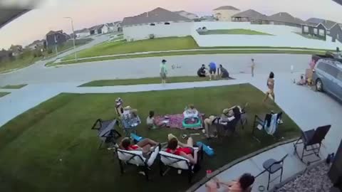 HOW LONG WILL IT TAKE TO POP ALL THE FIREWORKS? OH...LESS THAT A MINUTE. HOLY COW!