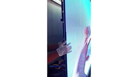 Front and rear maintenance dual service rental LED displays.