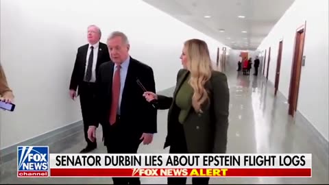 Senator Durbin Ban Exposure and Lie about Jeffery Epstein Flight Logs