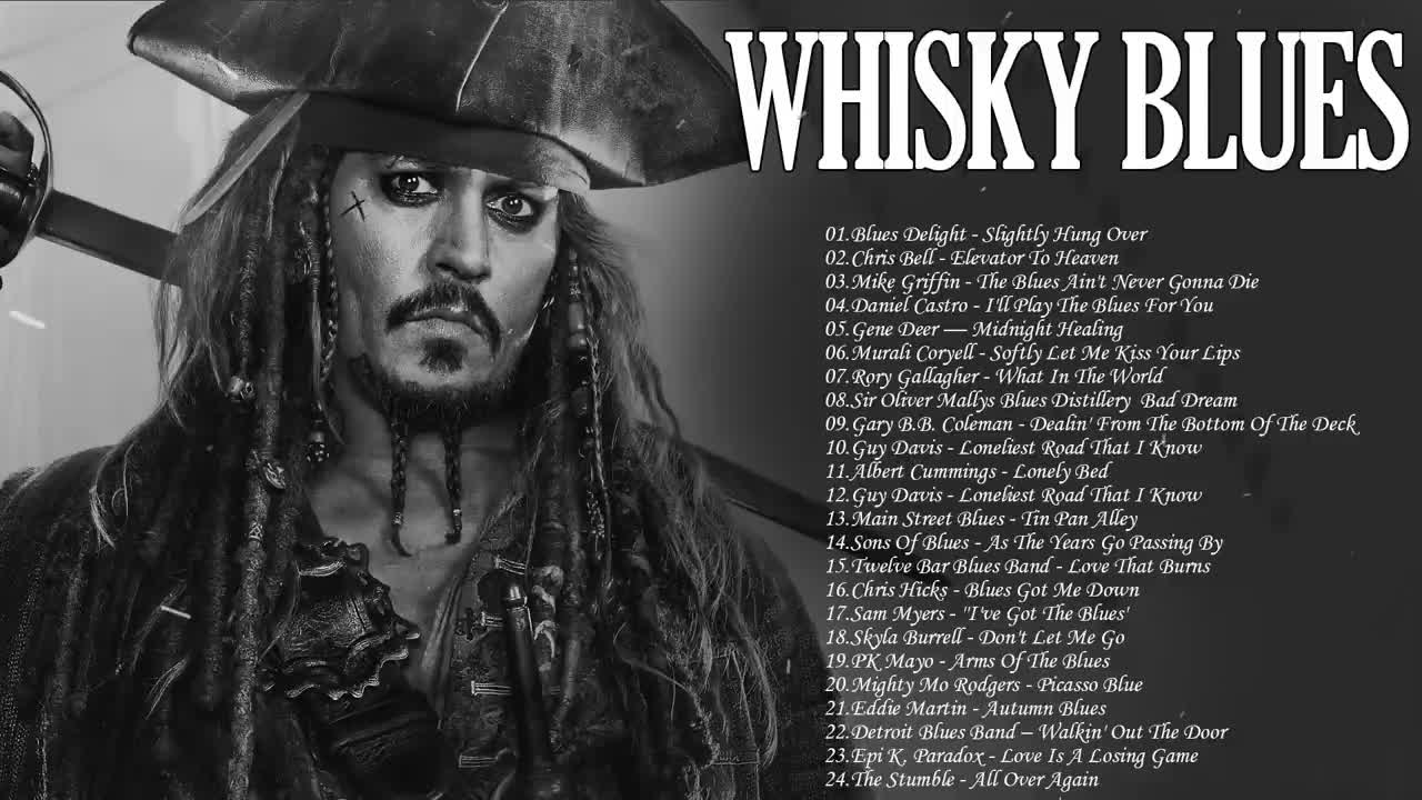 RELAXING WHISKEY BLUES MUSIC - BEST SLOW BLUES, ROCK
