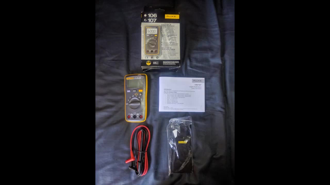 Review: Fluke 107 ACDC Current Handheld Digital Multimeter by Fluke, Gray