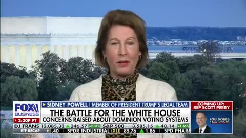 2020-11-13 - Sidney Powell - Lou Dobbs interview on Dominion