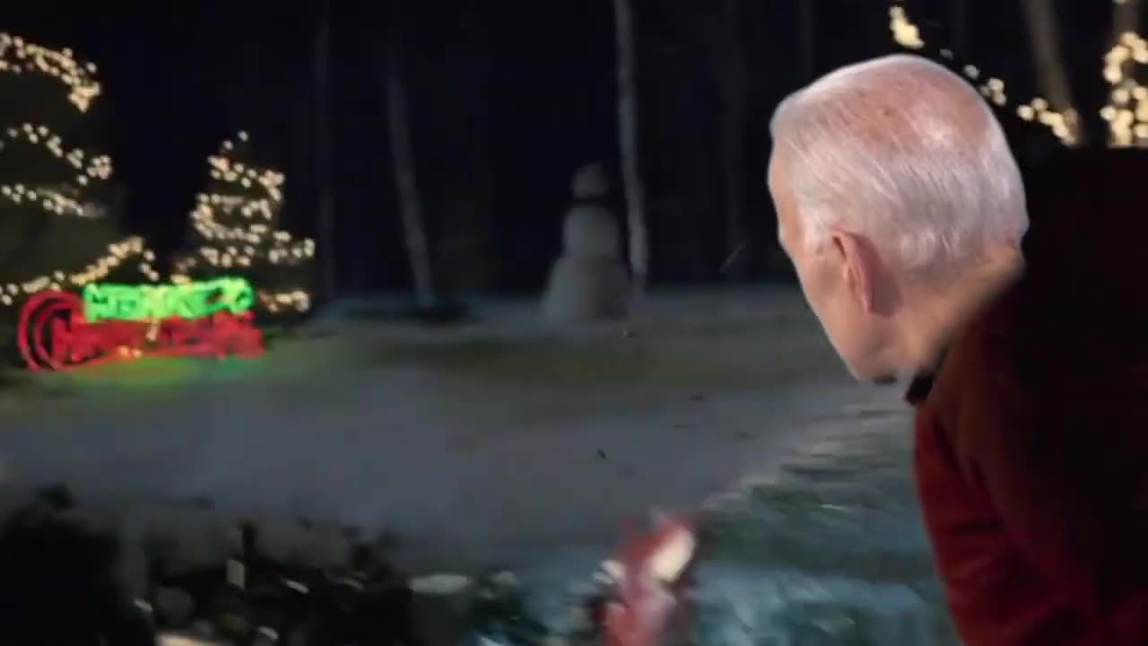 SNOW BLOWER AND CHRISTMAS LIGHTS WITH BIDEN 😜AT DADDY’S HOME