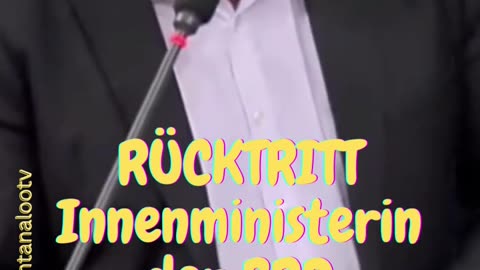 NANCY FAESER- RÜCKTRITT der Innenministerin in der BRD !!!🙈🐑🐑🐑 COV ID1984