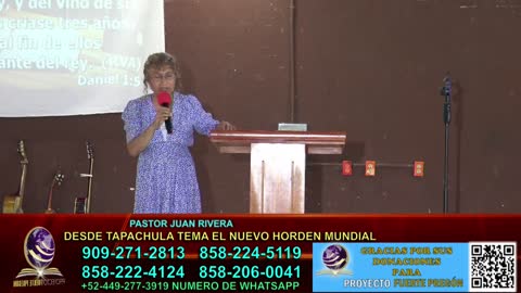 DESDE TAPACHULA TEMA EL NUEVO ORDEN MUNDIAL