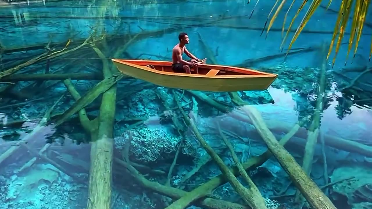 ABSOLUTELY MESMERIZING ~PARADISE LAKE PAISU POK ON THE ISLAND OF BANGGAI ARCHIPELAGO INDONESIA