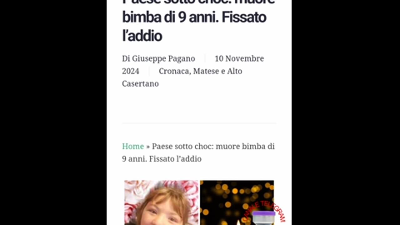 Malori improvvisi dal 8 al 13 novembre 2024.