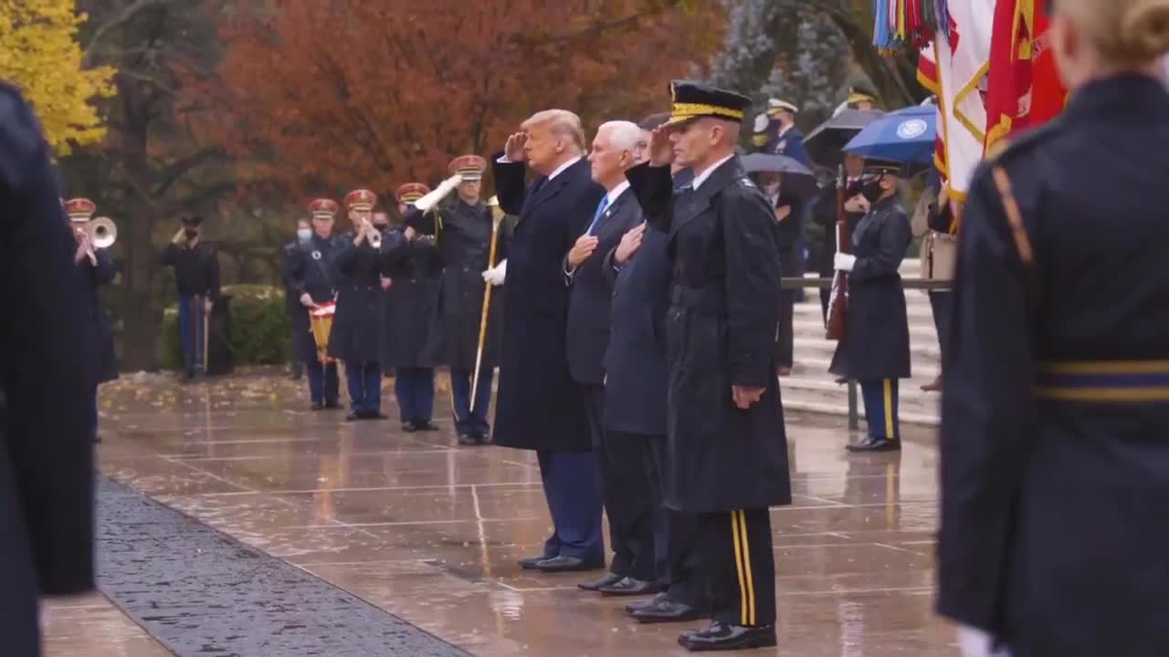 "PRESIDENT TRUMP ALWAYS TAKES CARE OF OUR MILITARY" - Happy Veterans Day - Remembrance Day