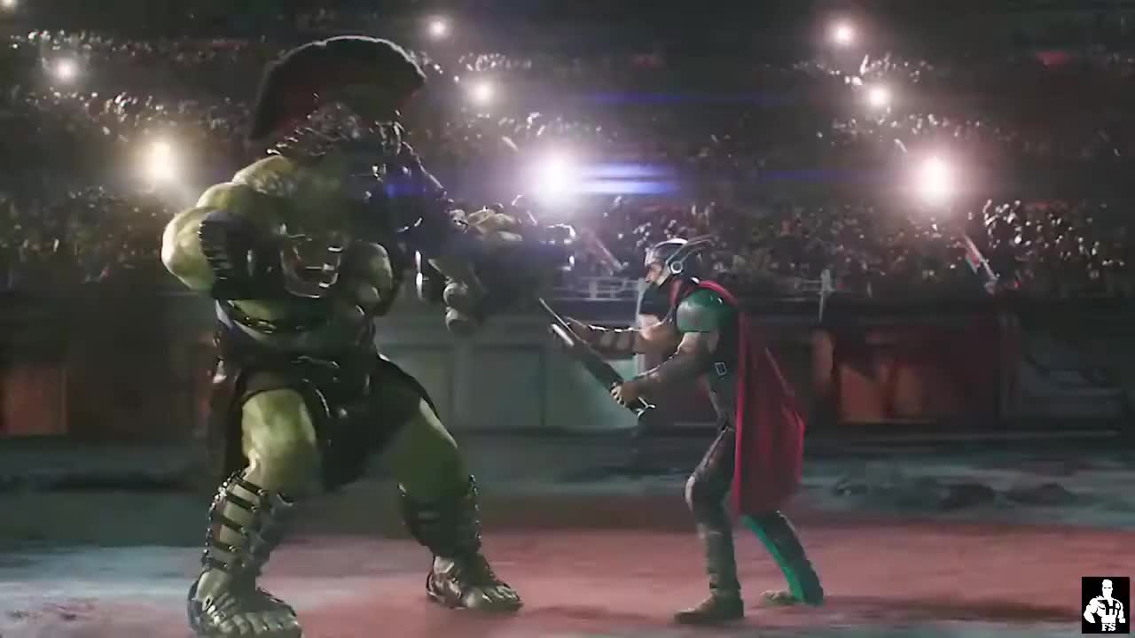 Thor : Ragnarok - Thor Vs Hulk Full Fight Scene