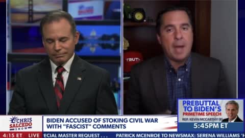 Devin says President Trump opened his eyes to the depth of the Swamp and the Deep State.