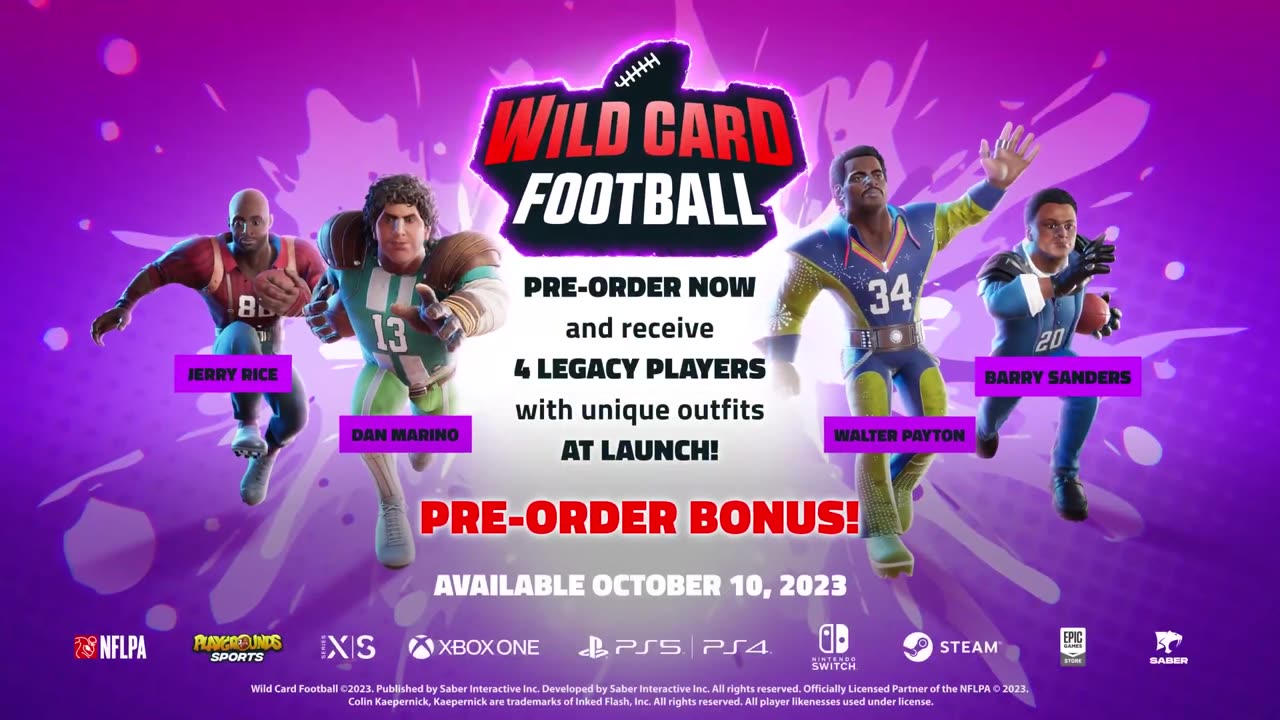 Wild Card Football [PC, PS5, XSX, PS4, XBO, Switch] – October 10 2023