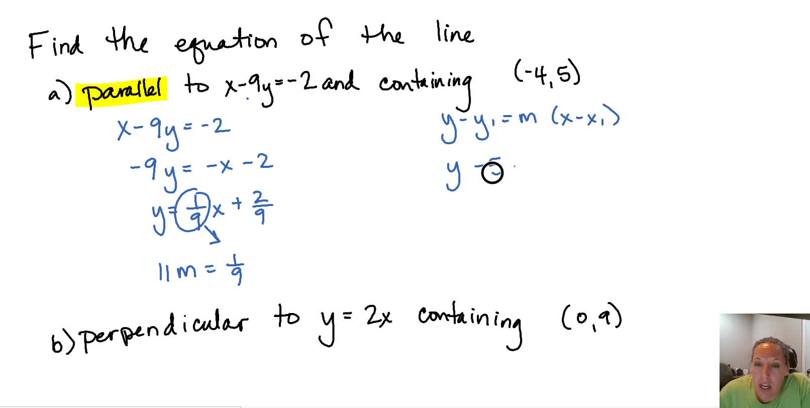 Parallel and Perpendicular Lines