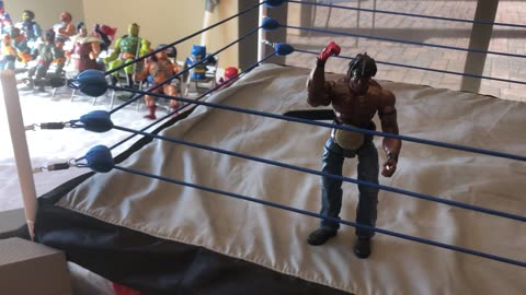 Action, figure Wrestling blue Empire