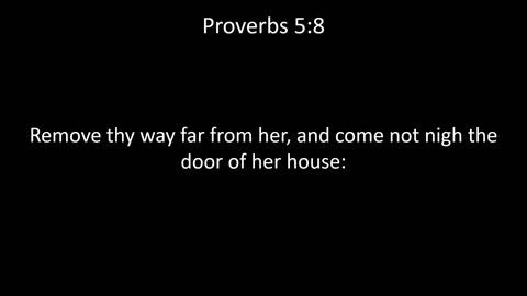 KJV Bible Proverbs Chapter 5