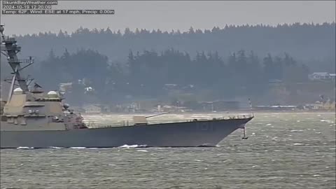 USS Gridley in Puget Sound heading to Everett 10/19/24 🇺🇸