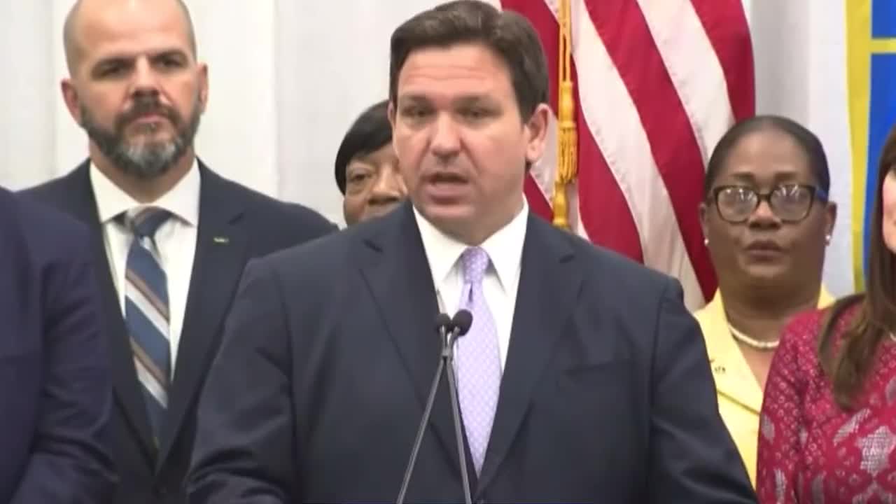 DeSantis comments on lockdowns