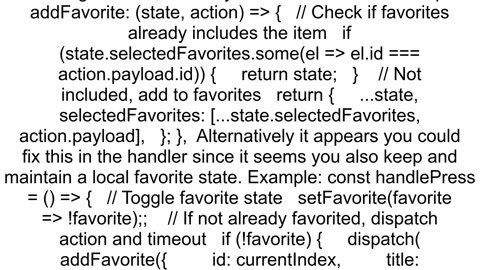 How do I prevent adding duplicate values to an array using Redux