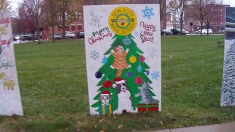 Christmas Card Lane Decatur Illinois November 27 2024