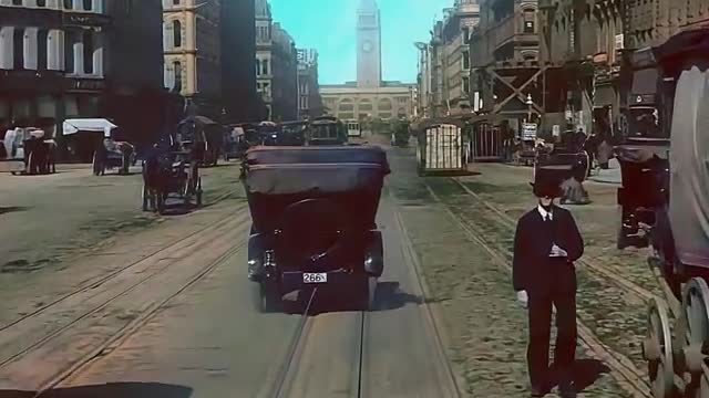 San Francisco 1906 (New Version) in Color [Remastered] w/added sound