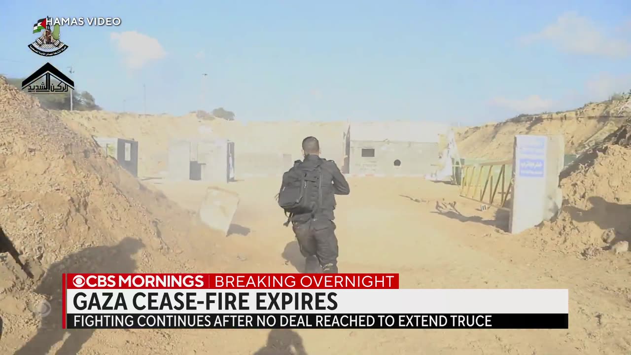 Israel-Hamas fighting resumes in Gaza after 7-day cease-fire