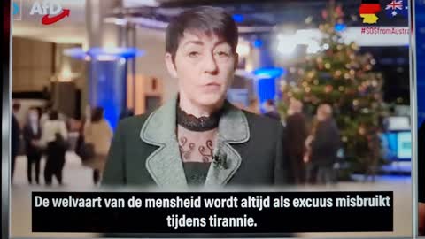 Christine Anderson, lid van het europees parlement, speech