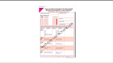 ST1.Examine the abdomine of this 55 year old man discussion