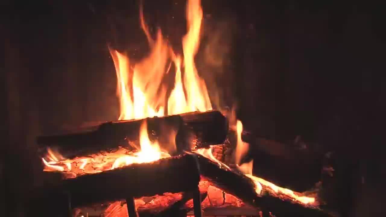 3 Hour Crackling Fireplace (No Music)