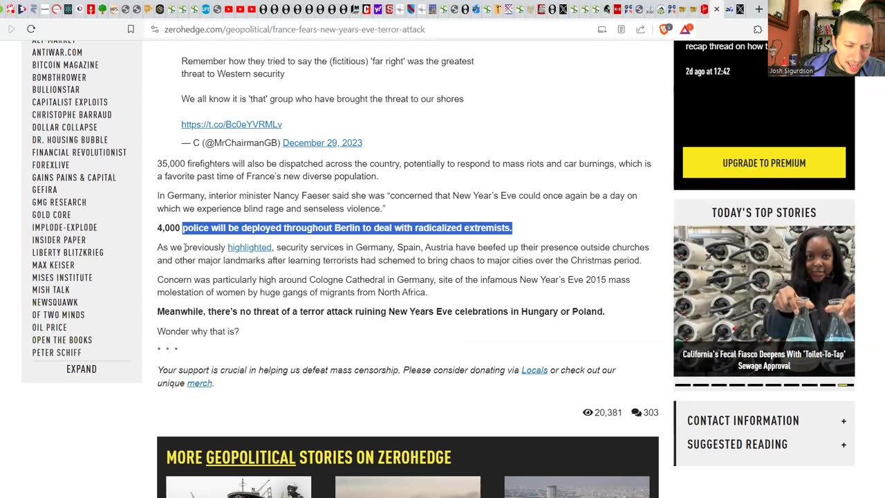 New Years False Flag