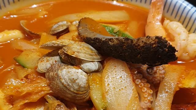 Champon and fried pork