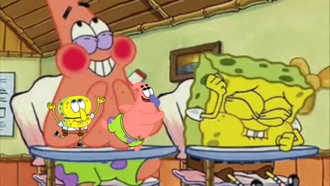 SpongeBob And Patrick Are Pretending To Be Imposters While Two Kids Make Fun Of QAnon 😂