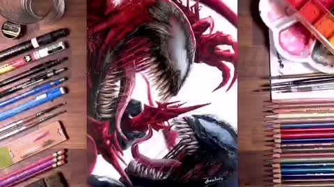 Color lead hand-painted venom ~