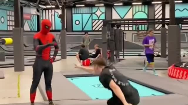 funny video from Spider-Man