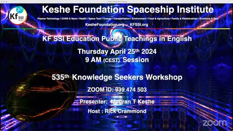 535th Knowledge Seekers Workshop; April 25, 2024