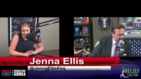 Ronna McDaniel is a liar. Jenna Ellis with Sebastian Gorka on AMERICA First