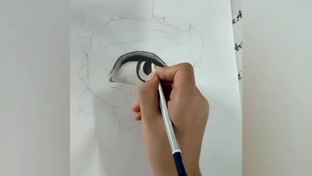 Color The Eyelids In The Image