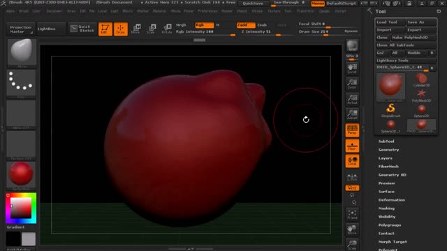 Select The Red Sphere