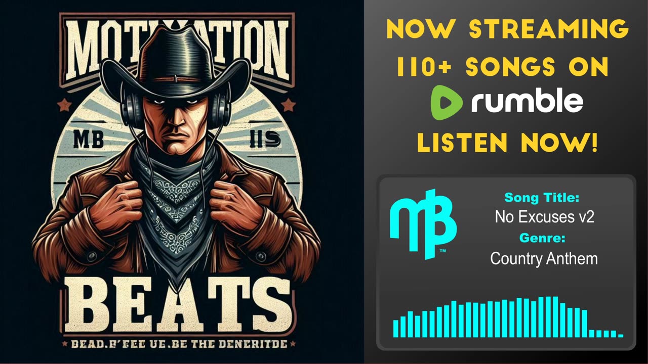 Motivational Beats - Country Anthem Music - No Excuses v2