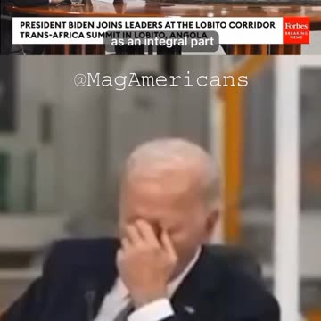 Sleepy Joe FALLS ASLEEP in Meeting with African Leaders - #MagAmericans