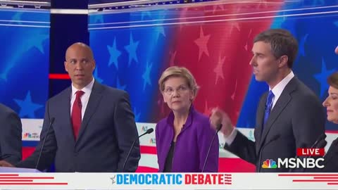 Beto O'Rourke Speaks at Dem debate
