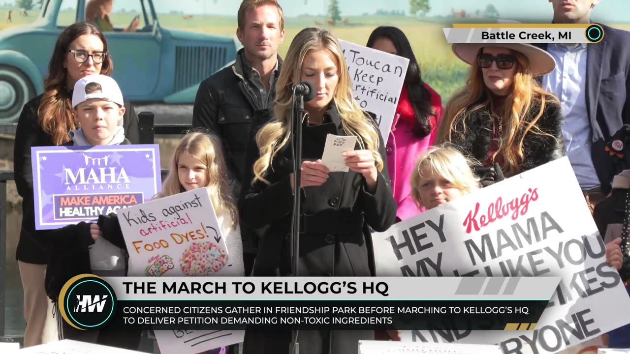 THE MARCH TO KELLOGG'S HQ