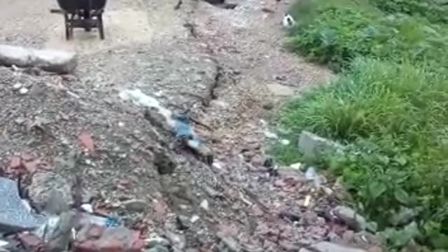 Deslizamiento en Henequén