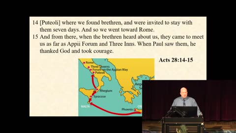 44 - God Providentially Delivers His Key Witness To Rome (Acts 28)