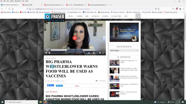 BIG PHARMA WHISTLEBLOWER WARNS FOOD WILL BE USED AS VACCINES