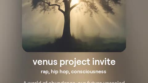 venus project invite - version 2