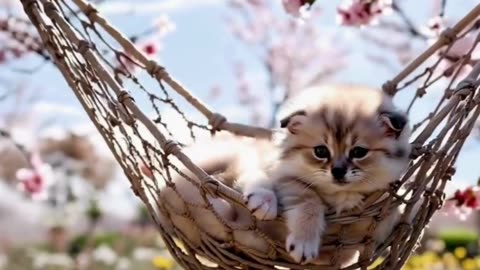 An awesome animal video : A nice dog kitten playing and relaxing