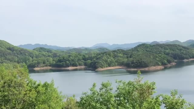 Blue sky and pretty landscape