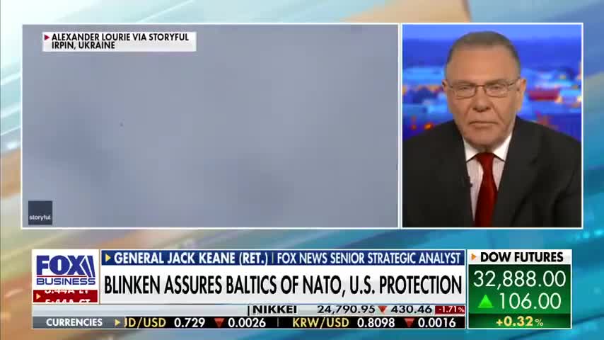 Gen. Jack Keane: Russia’s terms to halt invasion go right ‘at the heart’ of Ukraine