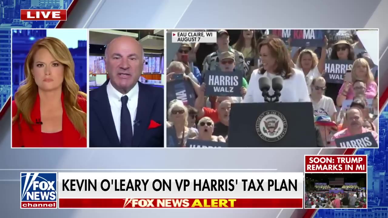 Kevin O'Leary Kamala Harris' economic policy is 'UNAMERICAN'