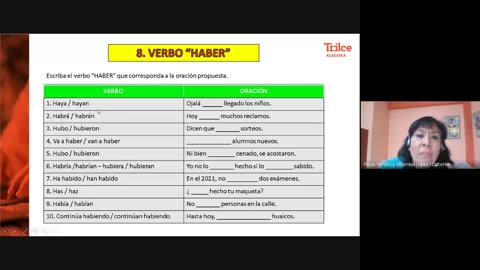 TRILCE SEMESTRAL 2021 | SEMANA 10 | LENGUAJE: NORMATIVA DEL VERBO