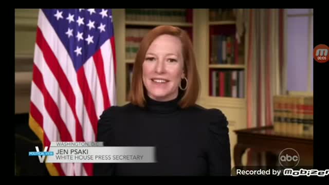 Psaki accidently admits Obama is her boss. I love working for President Obama.